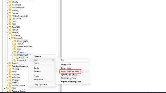 Create a new folder.