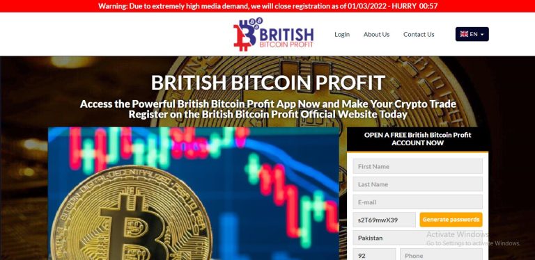 British Bitcoin Profit Review 2022: Can It Boost Your Profits To Unimaginable Limits?
