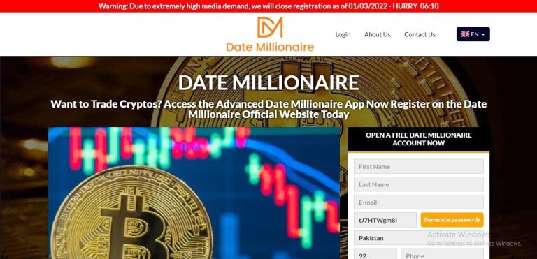Date Millionaire Review 2022: Is It A Trading Swindle?