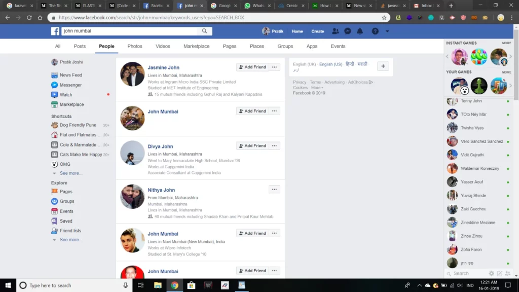 send friend requests facebook 2