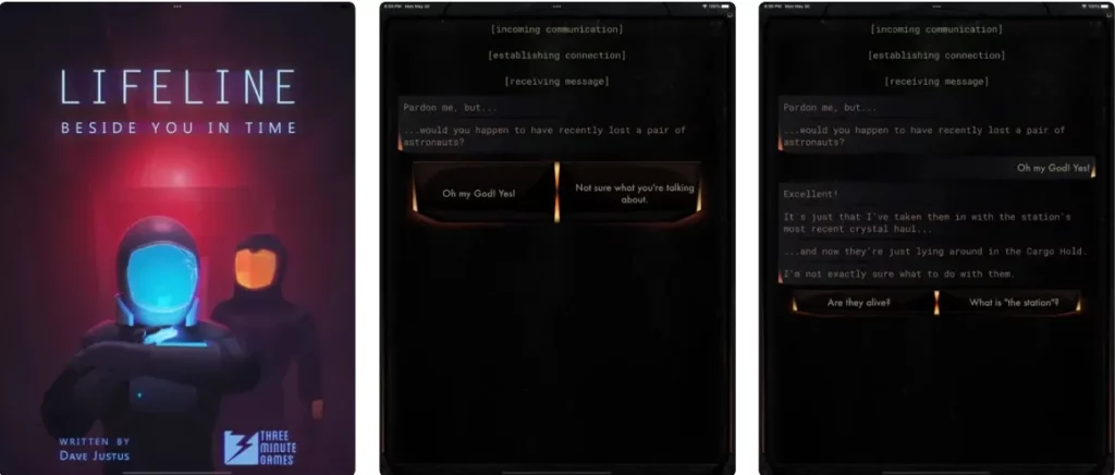 Lifeline is one of the best Apple Watch games