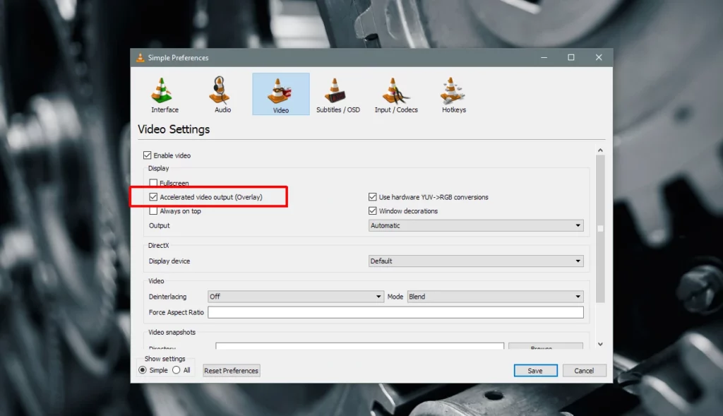 Solution to VLC does not play video in Windows 11