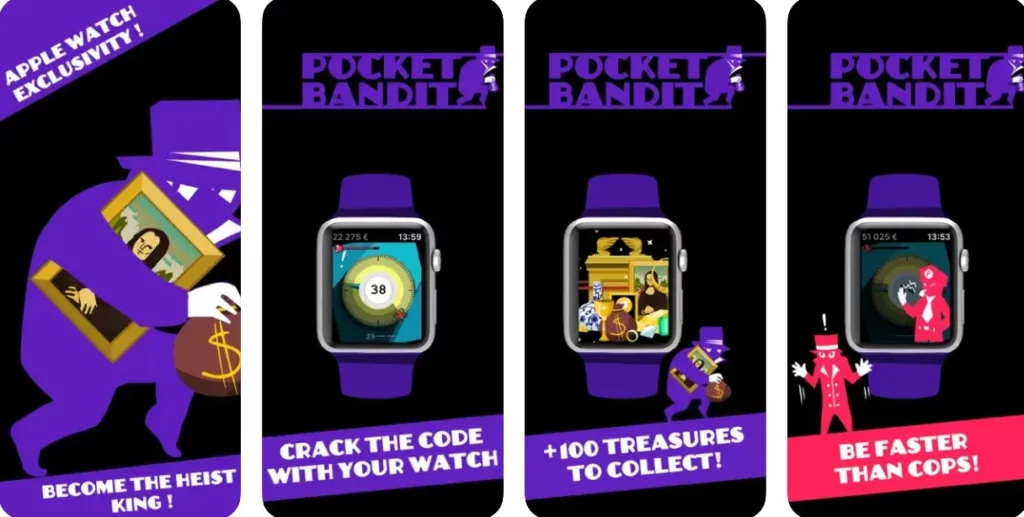 Pocket Bandit of the best Apple Watch games