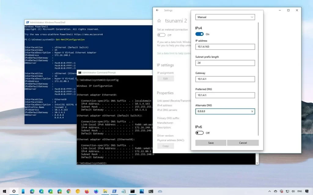 IP address Windows 11 2