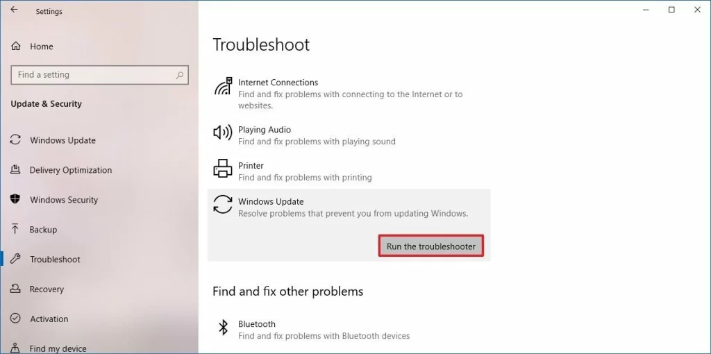 windows update fail 2