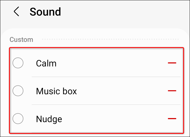 Customize notification sounds for a Samsung phone.
