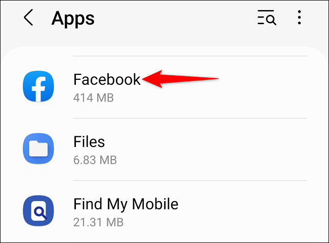 Choose app.