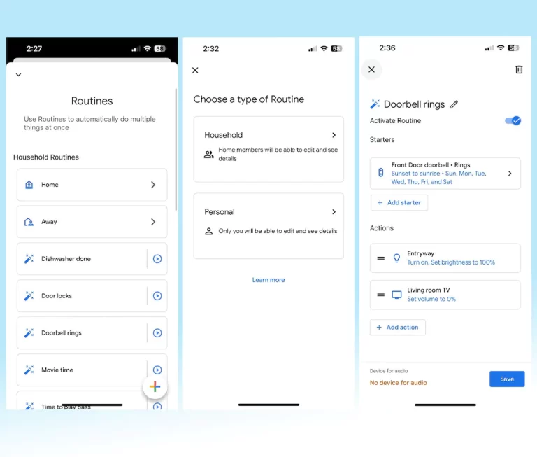 How to set up Google Home home routines