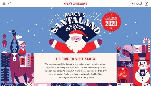 Macy's Christmas Santa Calus