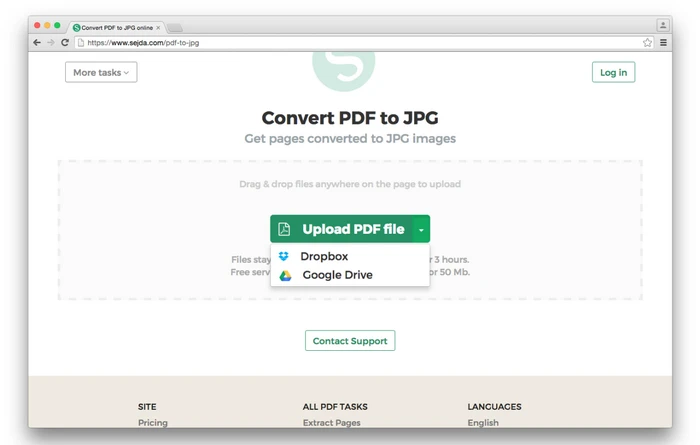 How to edit PDF with Sejda