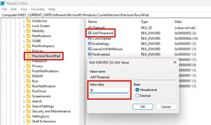 prevent touchpad delay Windows 4