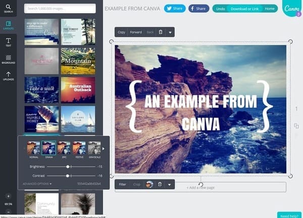 Canva alternative to Photoshop
