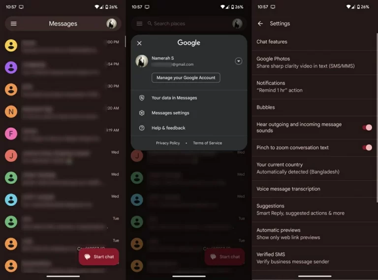 Message reminders in Google Messages