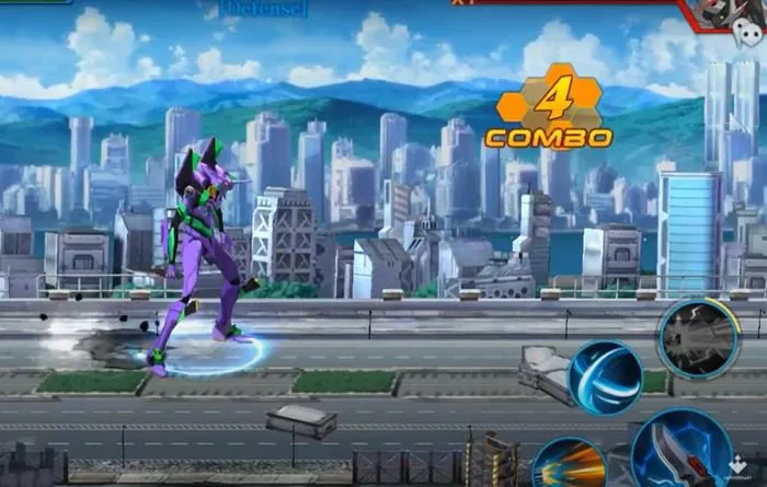 A Double Dragon style game with Evangelion